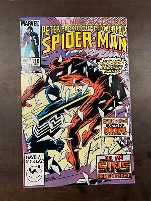 Buy Spectacular  Spider Man #110  Marvel Comics (1986) Vf • 4.79£