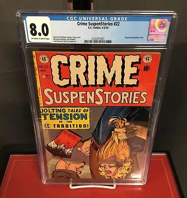 Buy Crime SuspenStories 22 CGC 8.0 • 37,305.37£