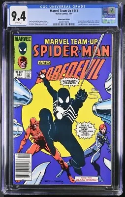 Buy Marvel Team-up #141 CGC 9.4 White Pages, 1st Spider-man Black Suit, Newsstand! • 167.89£