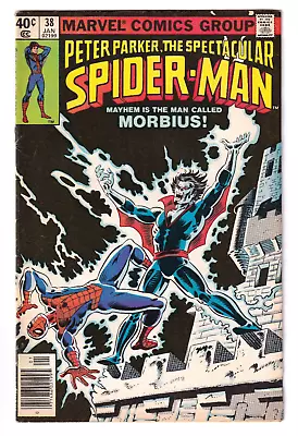 Buy Marvel Comics The Spectacular Spider-Man #38 Mayhem Is The Man Called Morbius • 4.80£