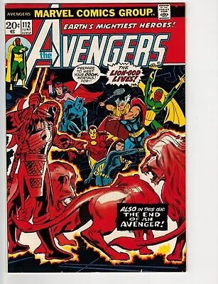 Buy Avengers #112, VF+ 8.5, 1st Appearance Mantis; Black Widow, Black Panther • 108.31£