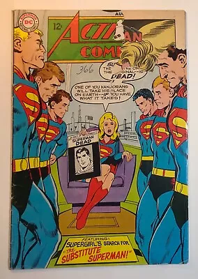 Buy Action Comics #366 Superman DC Silver Age Supergirl Neal Adams Cover G/vg • 11.07£