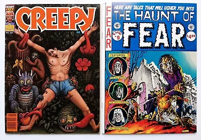 Buy Horror Bundle CREEPY #127 & EC Classics #9 ( Haunt Of Fear #14 & 15 ) Job Lot • 13.99£