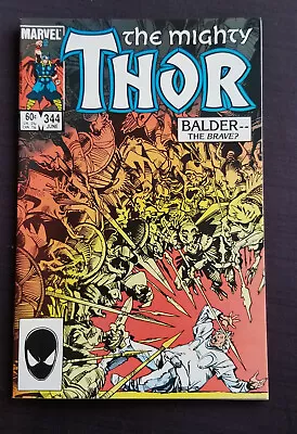 Buy The Mighty Thor #344 1st Malekith The Accursed MCU Marvel Comics 1984 237 • 7.66£
