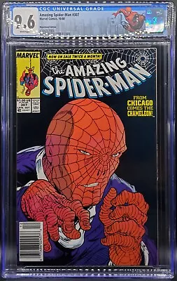 Buy Amazing SpiderMan 307 CGC 9.6 Newsstand Edition. McFarlane Cover, Custom Label • 135£
