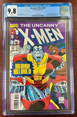 Buy Uncanny X-Men #302 CGC 9.8 WP NM/M 💋 Marvel 1993 Colossus Unleashed! • 63.89£