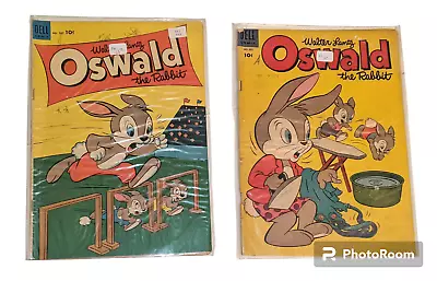 Buy Vintage OSWALD THE RABBIT Comic Books 1950's Set Of 2 - #507 And #593 • 14.22£