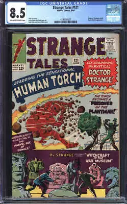 Buy Strange Tales #121 Cgc 8.5 Ow/wh Pages // Marvel Comics 1964 • 238.30£