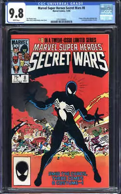 Buy Marvel Super Heroes Secret Wars #8 Cgc 9.8 White Pages // Symbiote Origin 1984 • 462.06£