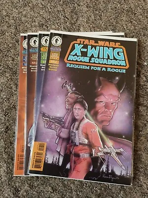 Buy Star Wars: X-Wing Rogue Squadron : Requiem For A Rogue #1 2 3 4 Dark Horse • 11£