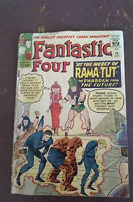 Buy Fantastic Four #19 (Marvel, 1963) First App. Rama Tutt (Kang) WP KEY Jack Kirby • 104.55£