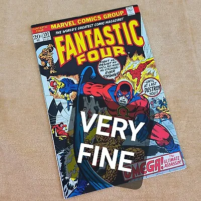 Buy FANTASTIC FOUR #132 Marvel Comics Black Bolt & Inhumans John Buscema Art 1973 • 19.36£