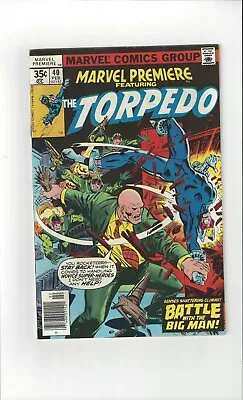 Buy Marvel Premiere Featuring The Torpedo Vol. 1 No. 40 February 1978 35c USA • 4.49£