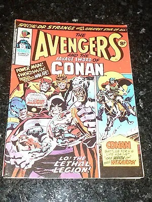 Buy THE AVENGERS & SAVAGE SWORD Of COMAN - No 123 - Date 24/01/1976 - Marvel Comic • 5.99£