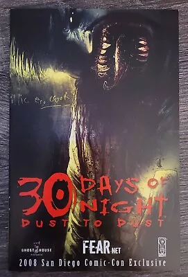 Buy 30 Days Of Night: Dust To Dust 2008 San Diego Comic Con Exclusive Preview Comic • 5.13£