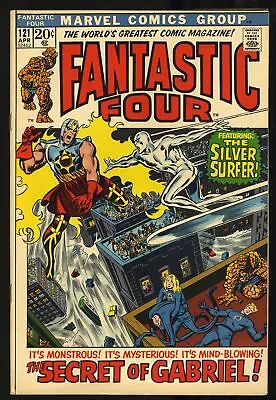Buy Fantastic Four #121 VF+ 8.5 Secret Of Gabriel! Silver Surfer Appearance! • 29.58£