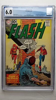 Buy Flash #123 CGC 6.0 Fine          1st Golden Age Flash & Earth II • 1,497.10£