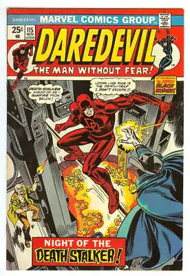 Buy Daredevil #115 7.0 // Includes Ad For Incredible Hulk #181 Marvel Comics 1974 • 49.55£