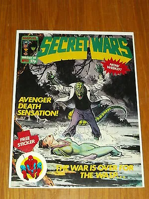 Buy Super Heroes Secret Wars #11 Marvel British Weekly 14 September 1985 With Gift • 24.99£