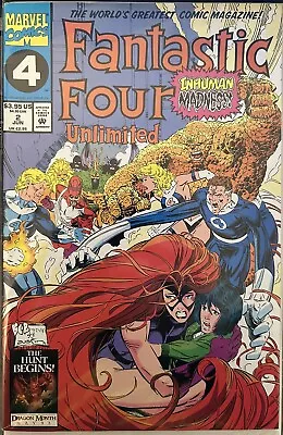 Buy FANTASTIC FOUR Unlimited - Inhuman Madness! - #4 Marvel Comics - • 4.99£
