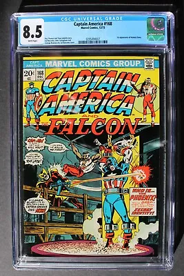 Buy Captain America #168 1st Pheonix BARON HELMUT ZEMO Falcon Winter Soldier CGC 8.5 • 90.88£