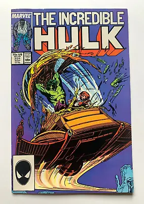 Buy Incredible Hulk 331 Grey Hulk App Marvel 1987 FN-VF • 13.36£