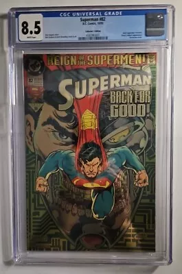 Buy Superman #82 - Collector's Edition Gold Embossed Cover (DC, 1993) - CGC 8.5 • 47.43£