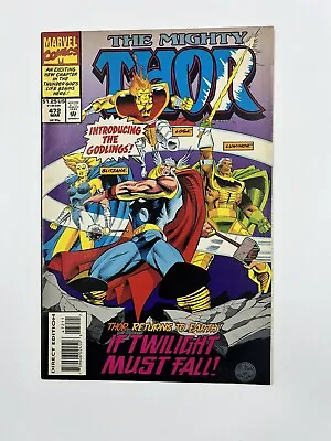 Buy The MIGHTY THOR #472 (1994) KEY! 1st App Of The Godlings MARVEL Comics • 4.50£