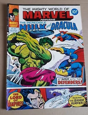 Buy The Mighty World Of Marvel: Hulk And Dracula (Marvel Comics) (#257, Aug 31 1977) • 5£