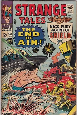 Buy Strange Tales 149 - 1966 - Nick Fury, Dr. Strange - Fine/Very Fine • 24.99£