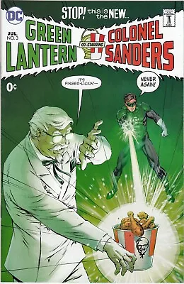 Buy KFC #3, Green Lantern Colonel Sanders #3, Green Lantern 76 Cover Homage, NM • 111.79£