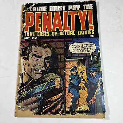 Buy CRIME MUST PAY THE PENALTY #11 December 1949 Actual Cases Ace Comics CHEESE IT • 19.70£