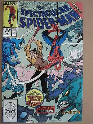 Buy 1989 Marvel Comics The Spectacular Spider-man #147 First New Hobgoblin • 15.93£