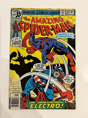 Buy Amazing Spider-Man #187 1978 Cent Copy - Superb Condition • 19.95£