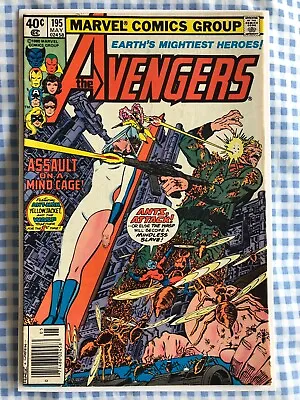 Buy Avengers 195 (1980) 1st App Of TaskMaster In Cameo. Ant Man & Wasp App, Cents • 10.99£