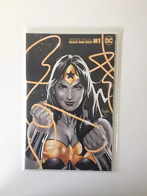 Buy Wonder Woman: Black And Gold #1 - Paquette Cardstock Variant Dc Comics • 7£