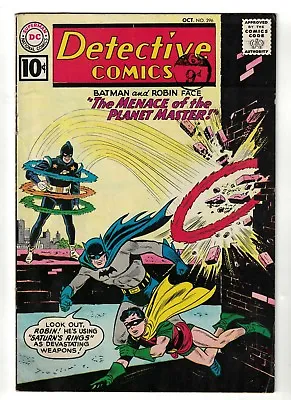 Buy DC Detective Comics Batman 296  FN- 5.5 Menace Planet Master  • 56.99£