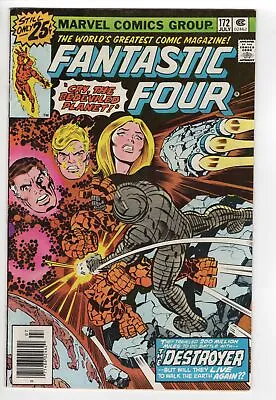 Buy 1976 Marvel Fantastic Four #172 Destroyer & Galactus Appearances Newsstand Rare • 15.98£
