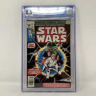 Buy Marvel Comics Star Wars #1 1977 Graded CGC 8.5 (A3) • 252.99£