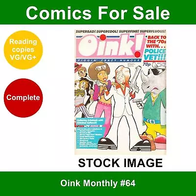 Buy Oink Monthly #64 Comic - VG/VG+ - RARE Star Wars Crocodile Dundee - 1988 • 14.99£