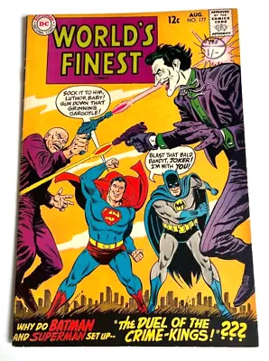 Buy WORLD'S FINEST No 177 - August 1968  Luthor And The Joker Vs Superman & Batman • 15£