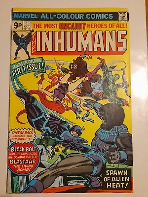 Buy The Inhumans #1 Oct 1975 VGC/FINE 5.0 Premiere Issue Of The 1st Ongoing Series • 11.99£