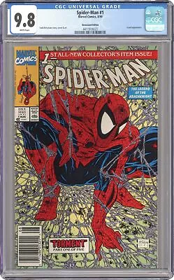 Buy Spider-Man 1BU McFarlane Newsstand Unbagged Variant CGC 9.8 1990 4411918023 • 99.58£