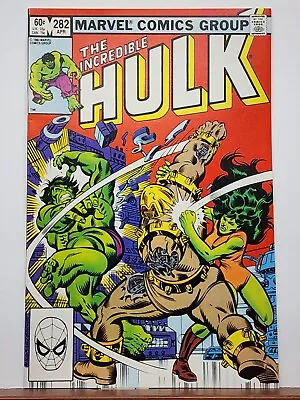 Buy INCREDIBLE HULK 282 1983 Marvel Comics 9.2 NM- 4640 • 27.59£