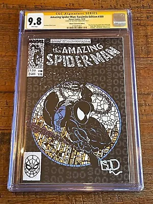 Buy Amazing Spider-man #300 Cgc Ss 9.8 Dimasi Facsimil Black Shattered Variant Venom • 189.74£