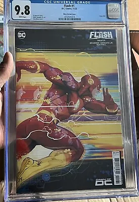 Buy FLASH #1 (DAN MORA CARDSTOCK VARIANT)(2023) Comic Book ~ DC COMICS  9.8 • 130£