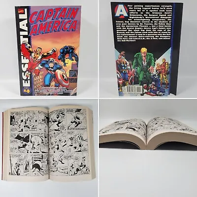 Buy Marvel Comics Essential Captain America Vol 4 #157-186 1st Print 2008 Stan Lee • 13.47£
