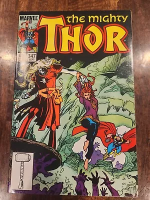 Buy Marvel Comics Thor September 1984 VOL#1 NO#347 Comic Book Comicbook Comics • 3.15£