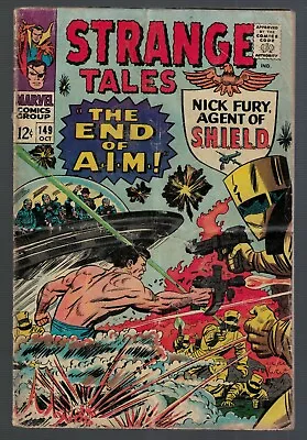 Buy Marvel Comics Strange Tales 149 VG- 3.5  1966  End Of  A.I.M Avengers • 21.99£