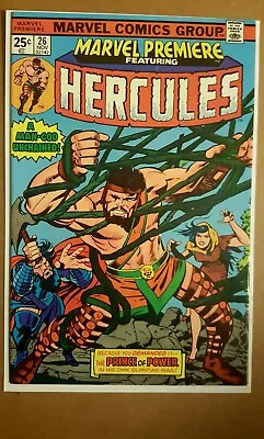 Buy Marvel Premiere #26 NM White Pages Hercules Cover • 79.06£